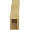 Ekena Millwork 5-inch W x 14-inch D x 18-inch H Aspen Rough Cedar Woodgrain TimberThane Knee Brace, Primed BRCUR05X14X18ASPRCPR - alternate 2